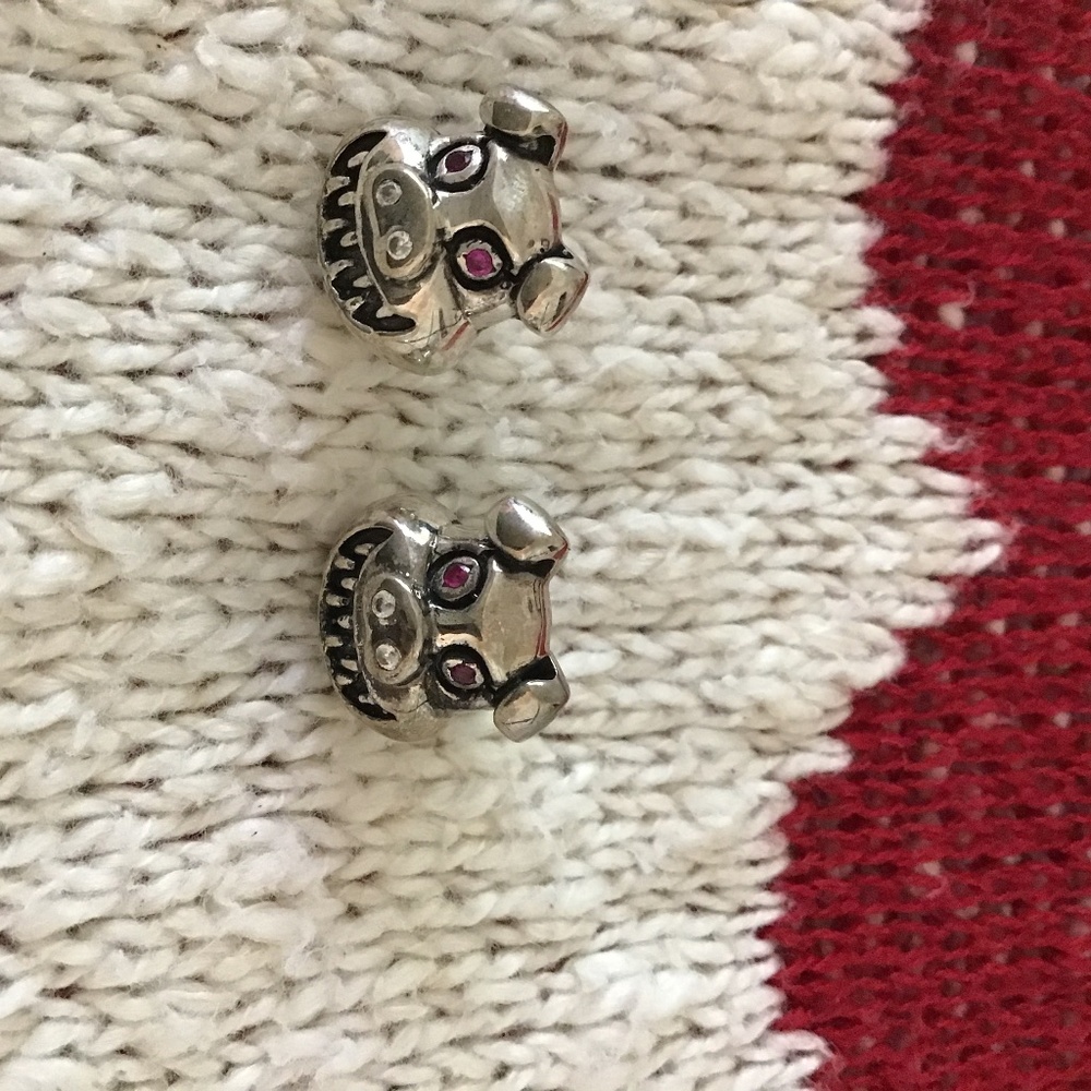 Gothic Pig earrings